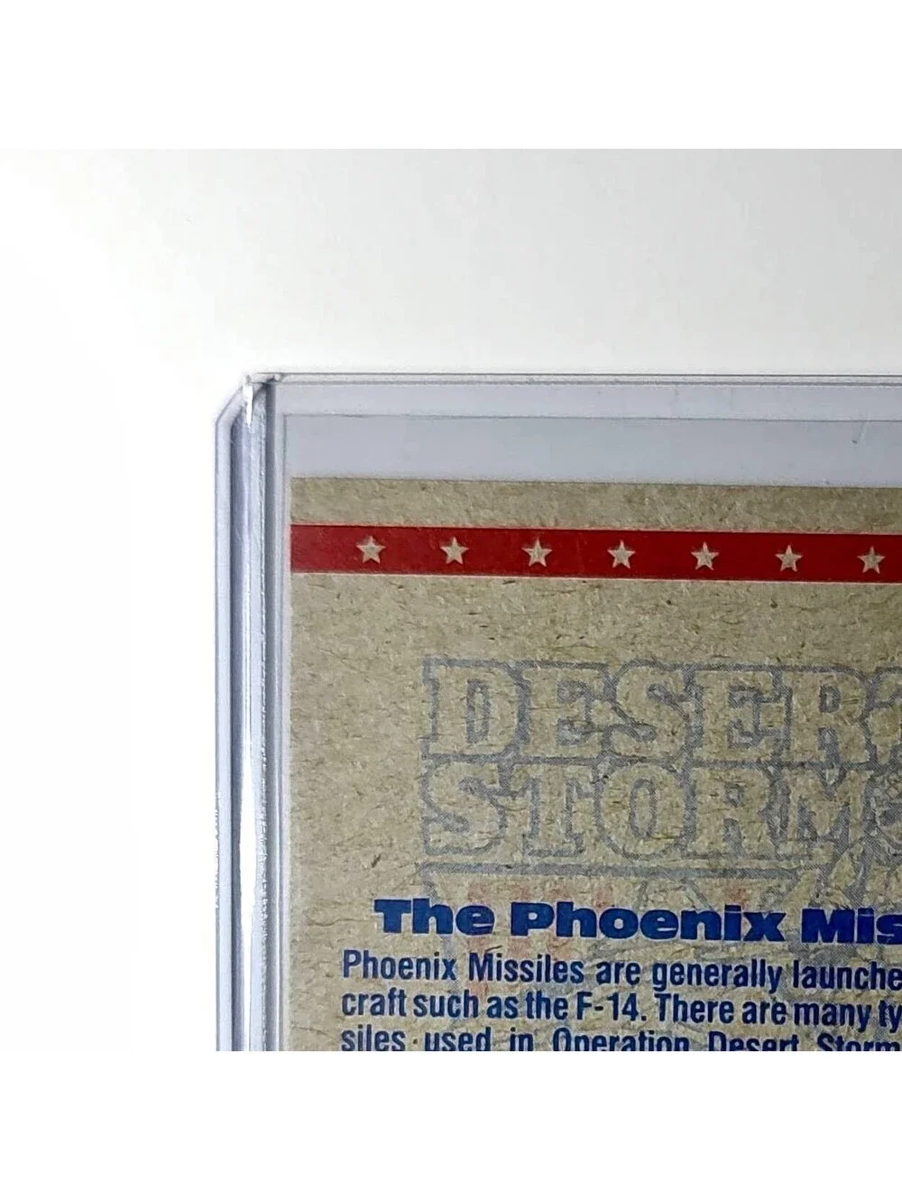 Phoenix Missile 1991 Topps Desert Storm #53 Card